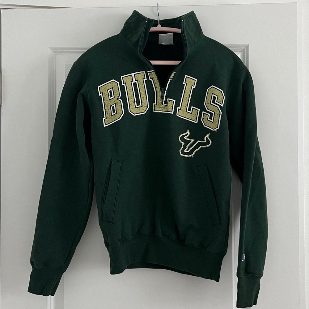USF 1/4 zip sweater